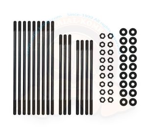 Espárragos de culata, chromoly, Ø 8mm, 1600cc doble admisión, kit de 16 con tuercas y arandelas