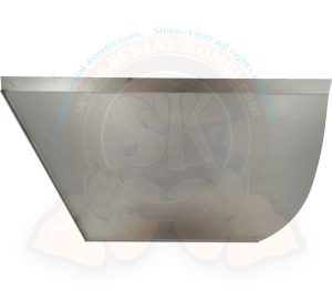 Chapa de paso de rueda, trasera derecha 1950-7/1967