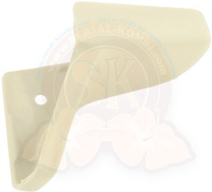 Protection de patte en équerre de haut de porte coulissante gauche 8/1967-7/1979