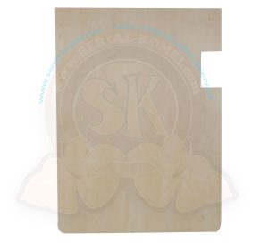 Verkleidung innen für Laderaumtür vorne, Birke, 4mm, Westfalia, 3/1955-7/1967