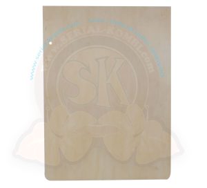 Verkleidung innen für Laderaumtür hinten, Birke, 4mm, Westfalia, 3/1955-7/1967