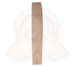 Pannello tra lo schienale del sedile passeggero e il mobile del lavabo, compensato di betulla 4mm, Westfalia 8/1967-7/1979