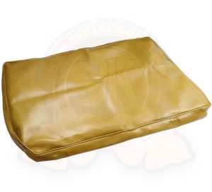 Bezug für Matratze auf Motorraum, 120cm breit, Vinyl senfgelb, Westfalia, 8/1967-7-7/1972