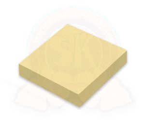 Spugna per sgabello con piedi in acciaio 47x39x10cm Westfalia 8/1972-7/1979