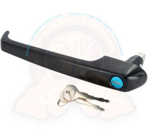 Tirador de puerta corredera, con dos llaves 5/1979-7/1984