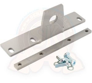 Closure roof lock for pop-up roof, grey, Westfalia, 5/1979-7/1992