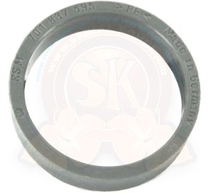 Arandela en plástico detrás de la manilla elevalunas, gris claro T4 9/1990-3/1995