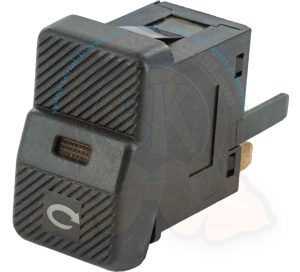 Comando aria fresca verso vano passeggeri T4 9/1990-12/1995 nero satinato