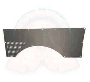 Interiour panel rear left, for long wheelbase model without rear seats, artgrey, T5 4/2003-11/2009 (fits T5 T6 LWB all years)