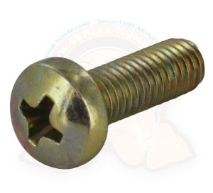 Vis à tête bombée de poignée intérieure de porte coulissante, M5x15, 8/1973-7/1979