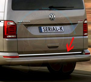 Protection adhésive sur bas de hayon arrière T6 9/2015- inox chromé