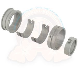 Main bearings set, 0.5 case, 0.5 crank, 20mm thrust, 1600cc, 8/1967-7/1979