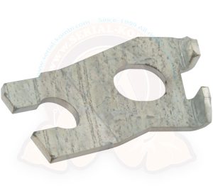 Staffa di supporto per flessibile freno anteriore sinistro 8/1970-7/1979