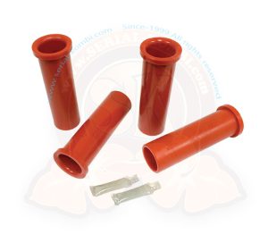 Tragarmbuchsen aus Urethan, zum ersetzen der Nadellager an Vorderachse, 3/1955-7/1963 4 St. außen Ø 53mm, innen Ø 43mm