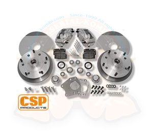 Freni a disco anteriori CSP 1950-2/1955 con foratura 5x205 per cerchi in lega, Kit completo Barndoor