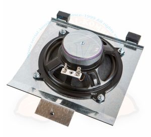 Speaker kit, includes mounting bracket, speaker and attaching hardware, 8/1967-7/1979