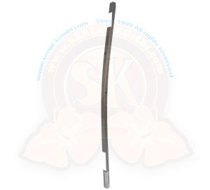 Metallprofil für Türdichtung vorne an der A-Säule, Höhe bis zur Gürtellinie, 81.5cm,  links, 1950-7/1967