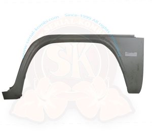 Reparaturblech Kniestück Außenhaut, ohne Stufe, 8/1971-7/1979 links