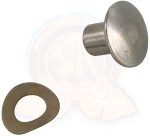 Tornillo ciego y arandela para la fijación del raíl de las ventanas Safari 1950-7/1967 (unidad)