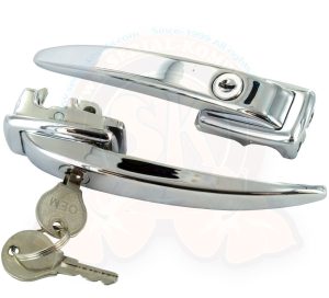 Türgriff Set außen, mit zwei Schlüsseln, 12/1960-12/1963