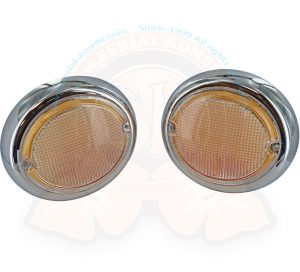 Blinker Glas vorne, orange, paarweise, 8/1963-7/1967