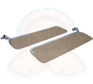 Alette parasole, color marrone, Deluxe 3/1955-7/1958 la coppia, montabili su tutti i modelli di tutti gli anni