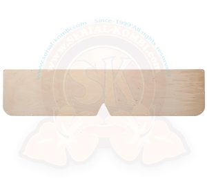 Innenverkleidung Heckklappe, mit dreieckiger Aussparung unten, Birke, 4mm, Westfalia, 8/1963-7/1967