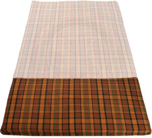 Bezug für Matratze Aufstelldach, 64x116x5cm, rot/orange kariert, Westfalia 8/1973-7/1979