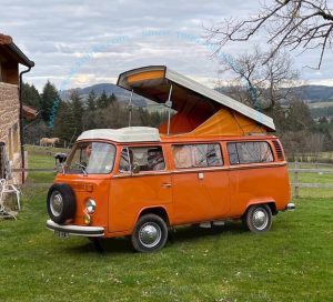 Lona de techo elevable Westfalia, T2 8/1973-7/1979, naranja, 3 ventanas, especificaciones SERIAL-Kombi, gran apertura