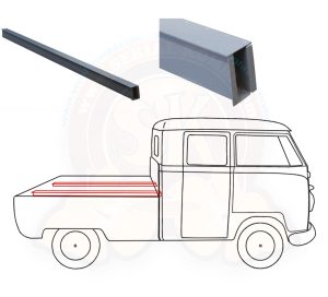 Viga principal longitudinal bajo el bastidor del suelo, pick-up doble cabina 8/1958-7/1967