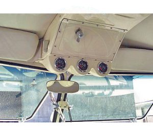 Halter für Zusatzinstrumente an Luftausströmer zum anschrauben und lackieren, 3/1955-7/1967