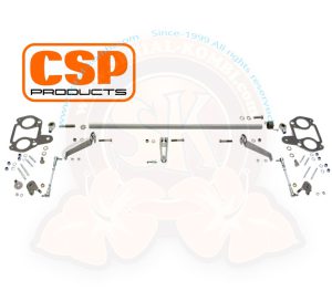 Varillaje con barra transversal para pipas SK103163 y carburadores Weber IDF 40mm, 1900cc-2100cc 9/1982-7/1992