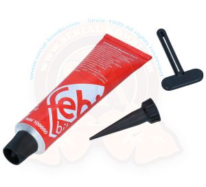 Flüssigdichtmittel, universal, schwarzes Silikon, Temp. min -40°C, max 300°C (kurzfristig 360°C), Febi Bilstein, 70ml