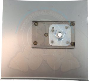 Chapa de reparación de fijación de cinturón de seguridad, sobre pasaje de rueda trasera Izquierda 8/1967-7/1979