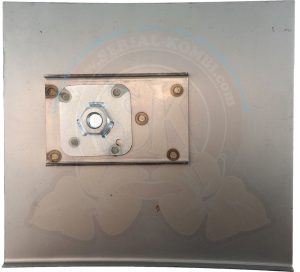 Chapa de reparación de fijación de cinturón de seguridad, sobre pasaje de rueda trasera Derecha 8/1967-7/1979