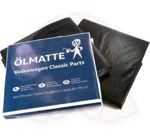 Alfombra de protección contra el aceite para el garaje o el aparcamiento, dos alfombras de 60x90cm