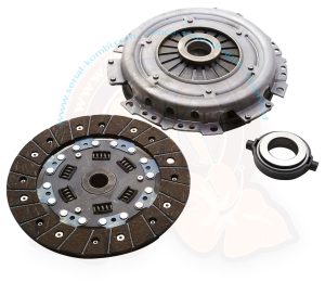 Clutch kit 200mm, earlier type with unguided release bearing, 1600cc, 8/1967-7/1970