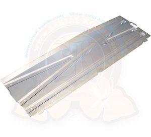 Placa en chapa de protección y refuerzo para chasis, izquierdo 8/1967-7/1972