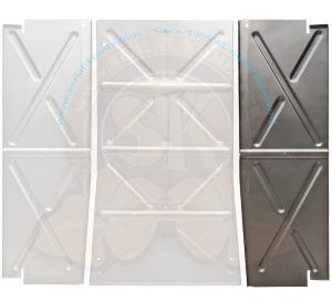 Lamierato protezione e rinforzo telaio sotto pianale, lato destro (belly pan) 8/1959-7/1967, 215703706