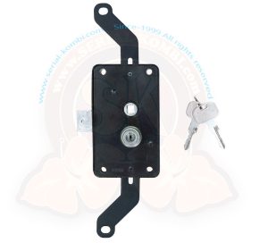 Cargo door mechanism with external lock and 2 keys, Barndoor 1950-3/1955 and brazilian bus 8/1956-7/1975