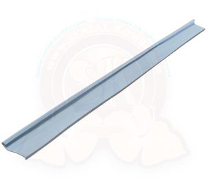 Abdeckleiste für Einstieg Schiebetür, flexibler Kunststoff, grau, Westfalia, 8/1973-7/1979