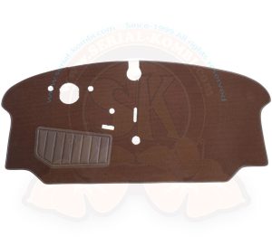 Alfombrilla para cabina delantera, moqueta marrón, Westfalia 8/1973-7/1979