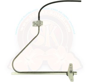 Mecanismo elevalunas manual, puerta delantera derecha 5/1979-7/1992