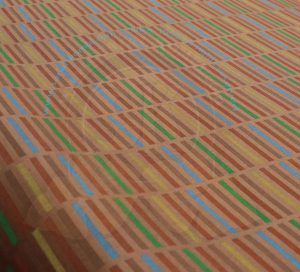 Stoff für Sitzbezüge, Unterseite kaschiert, Westfalia Gazelle, Breite 160cm, Meterware, 5/1979-7/1992