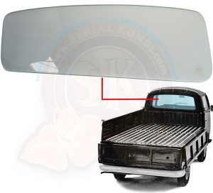 Heckscheibe, klar, Pritsche/DoKa, 8/1967-7/1979