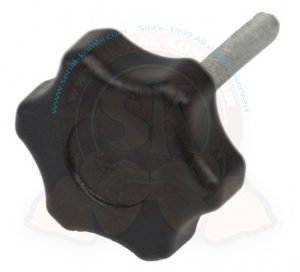 Manopola / bullone su staffa di fissaggio superiore per alloggiamento ruota di scorta Westfalia Berlin 8/1974-7/1979