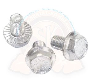 Self-locking screws (5/16") for performance camshaft pulley, 24 SAE grade 8 (10.9), 3 pieces