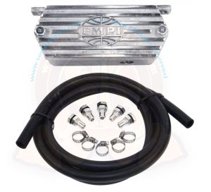 Kit reniflard d'huile avec boîtier alu, durite et raccords