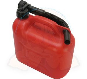 Bidón para carburante, 5 litros con tubo flexible
