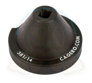 Herramienta especial para la tuerca de la caja de cambios 002311223A, mecanizada en acero de alta resistencia y templada, zincada en negro 8/1967-7/92